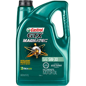 Castrol 03057 GTX MAGNATEC 5W-30 Full Synthetic Motor Oil, Green