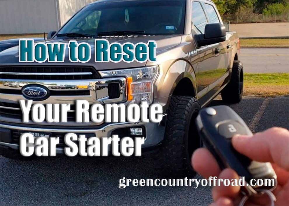 How to Reset Your Remote Car Starter