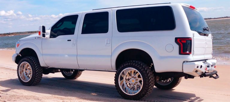 ford excursion long travel suspension